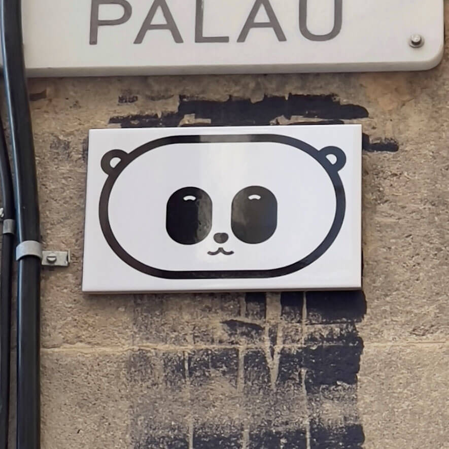 White Fuer Panda Ceramic Tile
